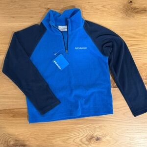 Columbia Vibrant Blue/Navy Half-Zip Pullover